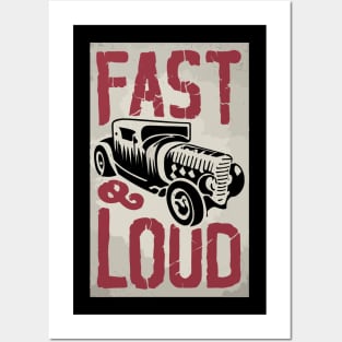 Fast and Loud vintage car Posters and Art